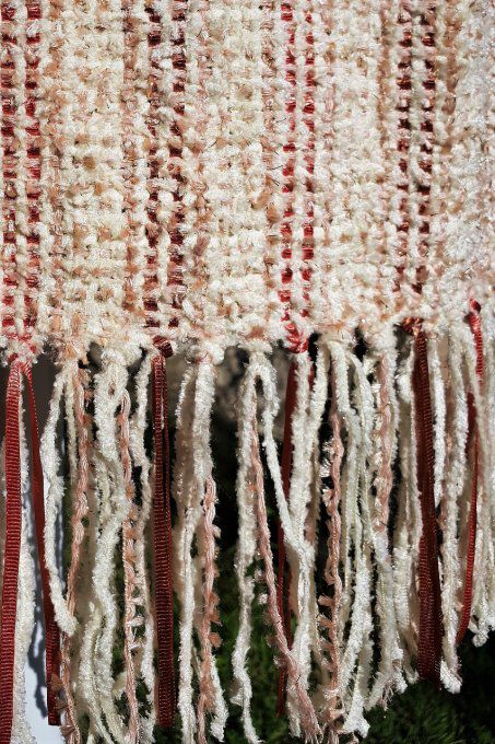 écharpe tissage artisanal synthétique